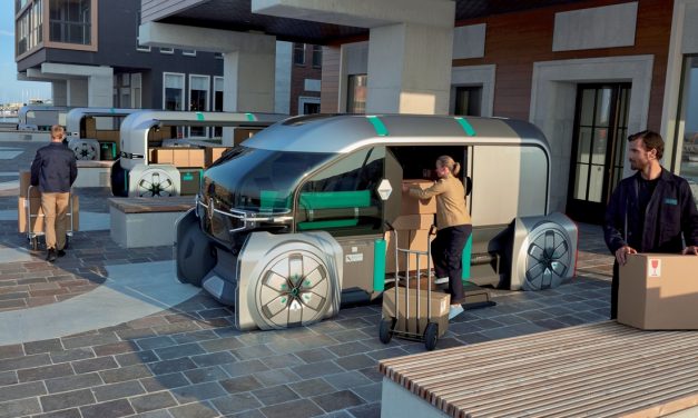 RENAULT’S DELIVERY VAN OF THE FUTURE.