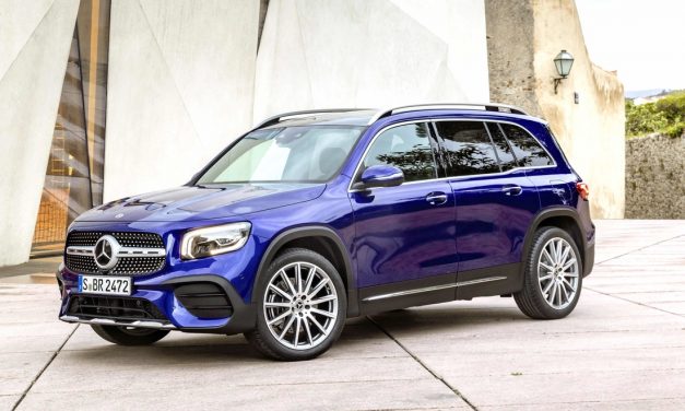 The new Mercedes-Benz GLB compact SUV to make its debut at the Frankfurt International Motor Show.