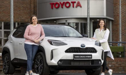 Alison Curtis joins forces with Toyota Ireland.