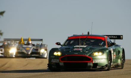 Aston Martin Vantage wins class in Petit Le Mans with ‘The Heart of Racing’.