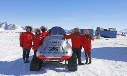 Valkyrie Racing team arrives in Antarctica.