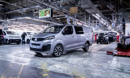 FIAT Professional Scudo rolls off the line at Luton Plant.