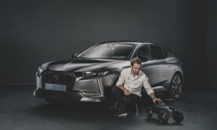 DS Automobiles wishes Leo Vergne Happy Christmas with bespoke DS-inspired ride-on car.