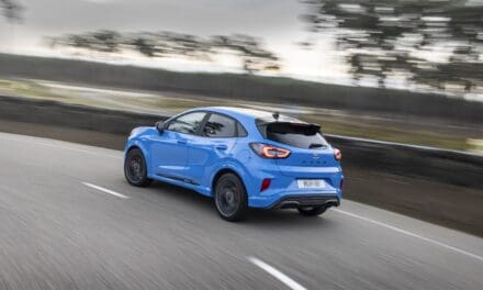 New Ford Puma ST Powershift expands performance appeal with electrified, automatic powertrain.